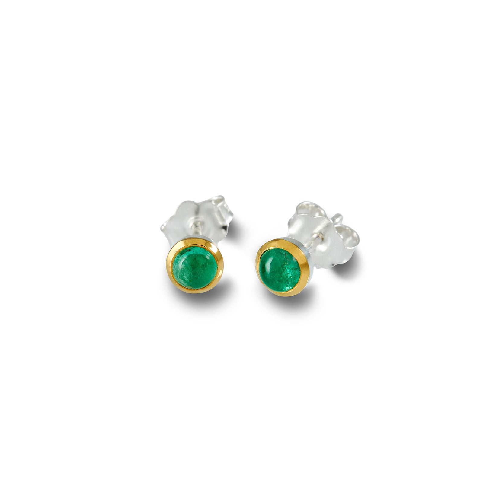 Emerald Stud Earrings
