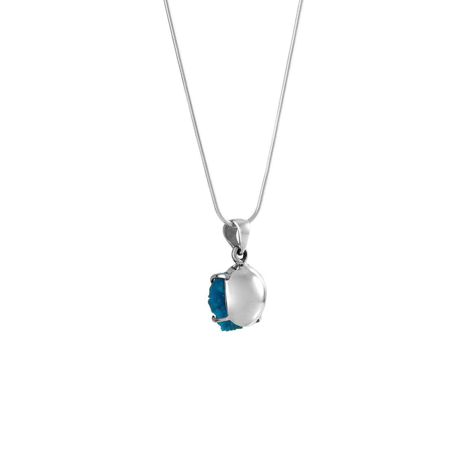 Cavansite Crystal Pendant