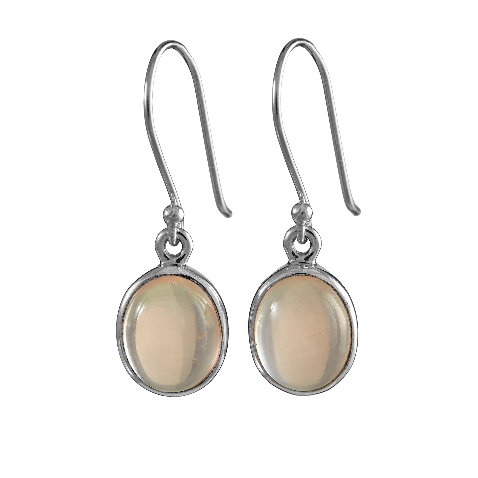 rose quartz earrings