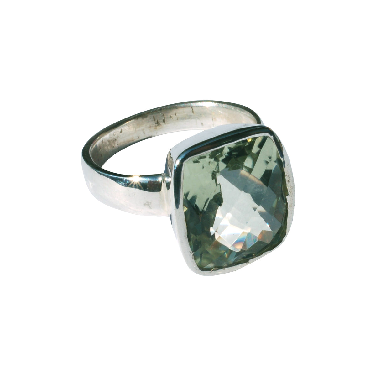 Prasiolite Ring