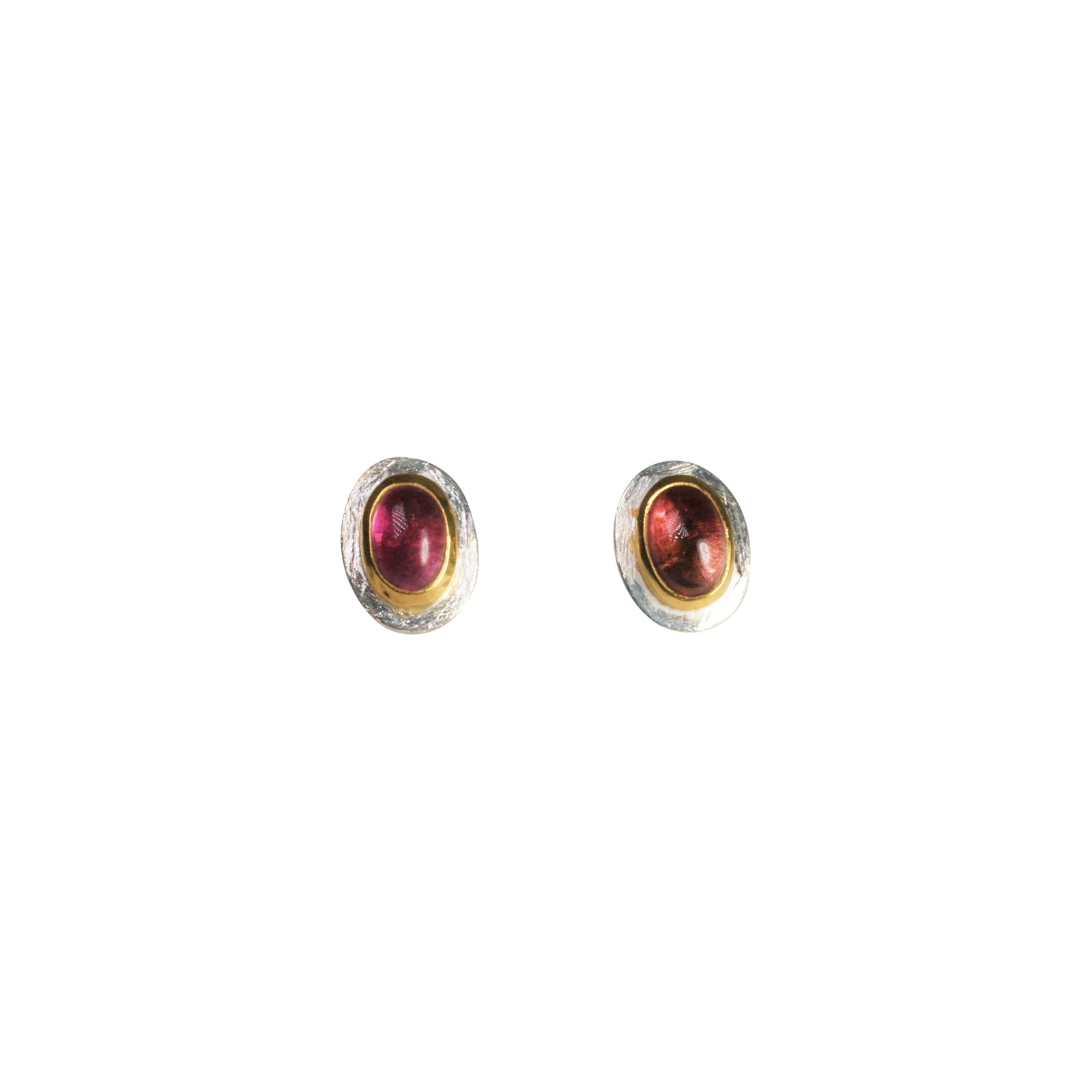 Rubellite Stud Earrings