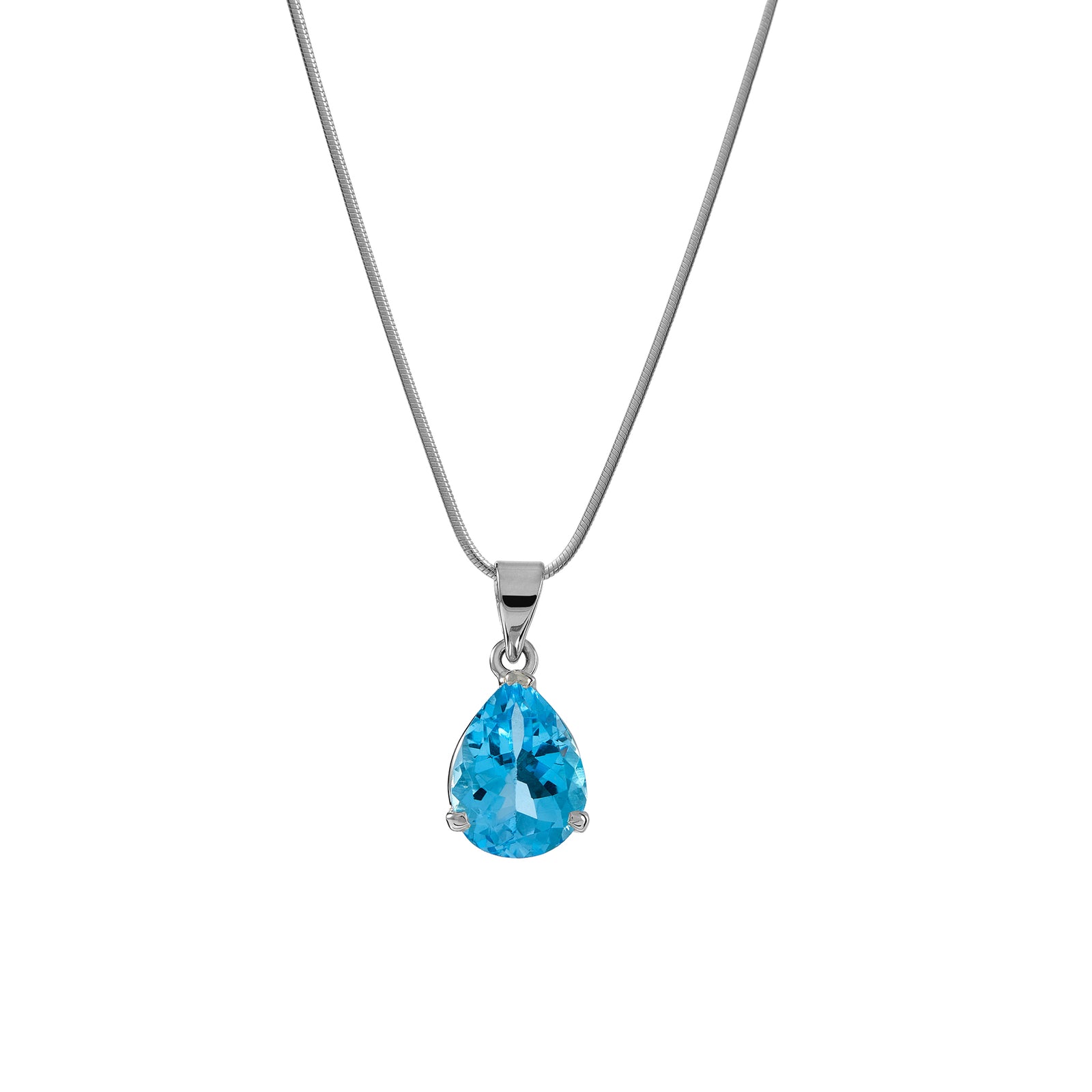 Blue Topaz Pendant