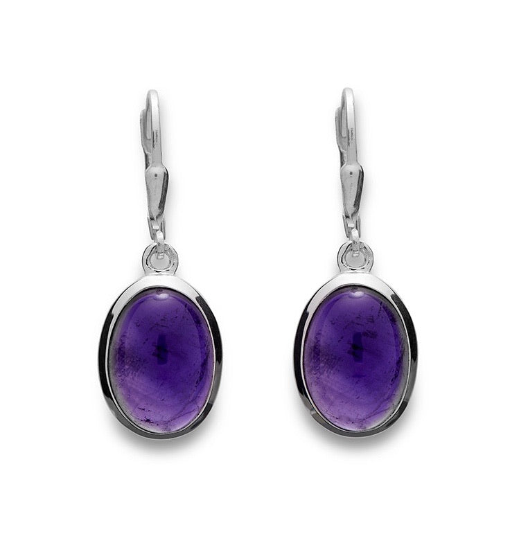Amethyst earrings (medium)