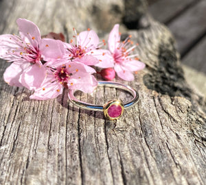 Ruby Ring (thin band)