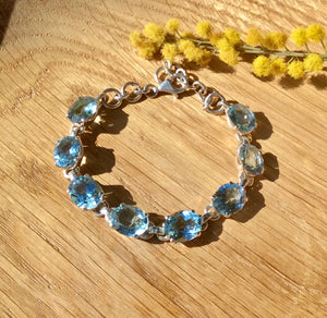 Blue Topaz Bracelet