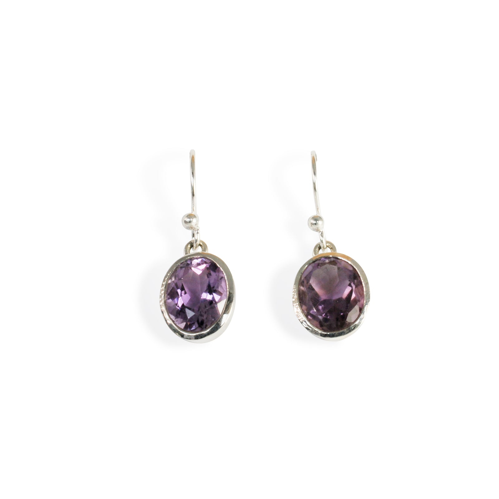 Amethyst Earrings (facetted)