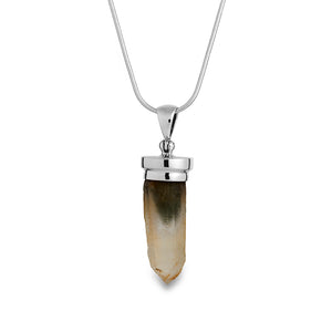 Smokey Quartz Crystal Pendant