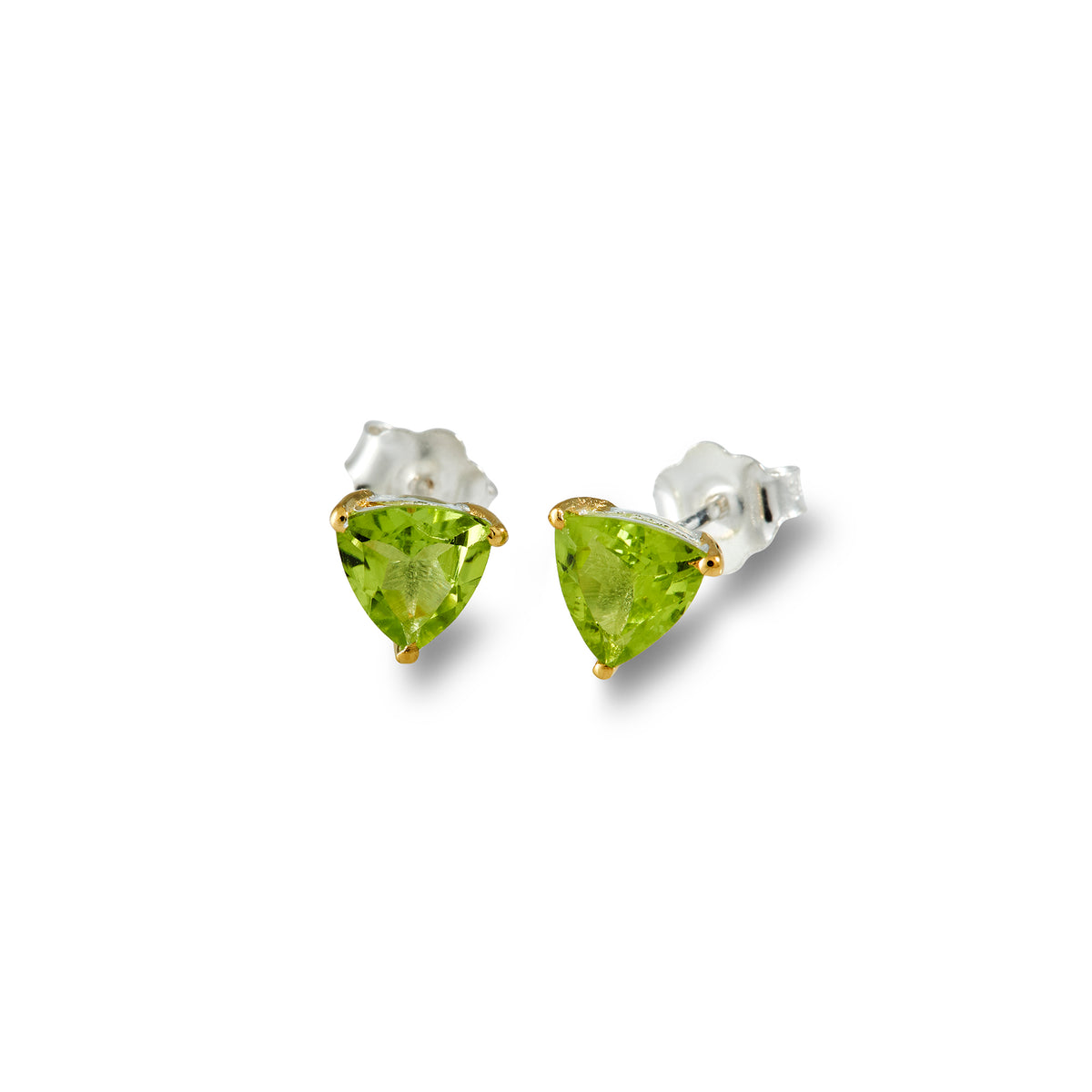 Peridot Stud Earrings