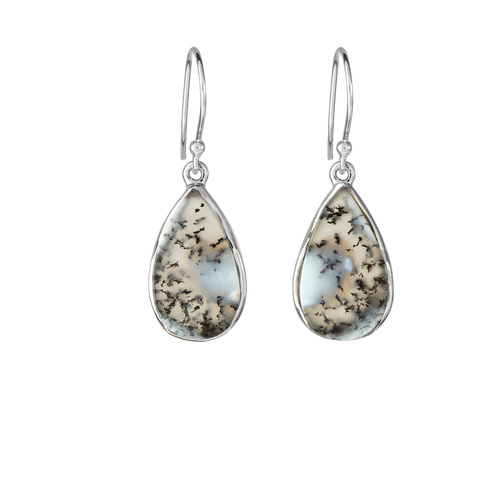 Dendritic Opal Earrings
