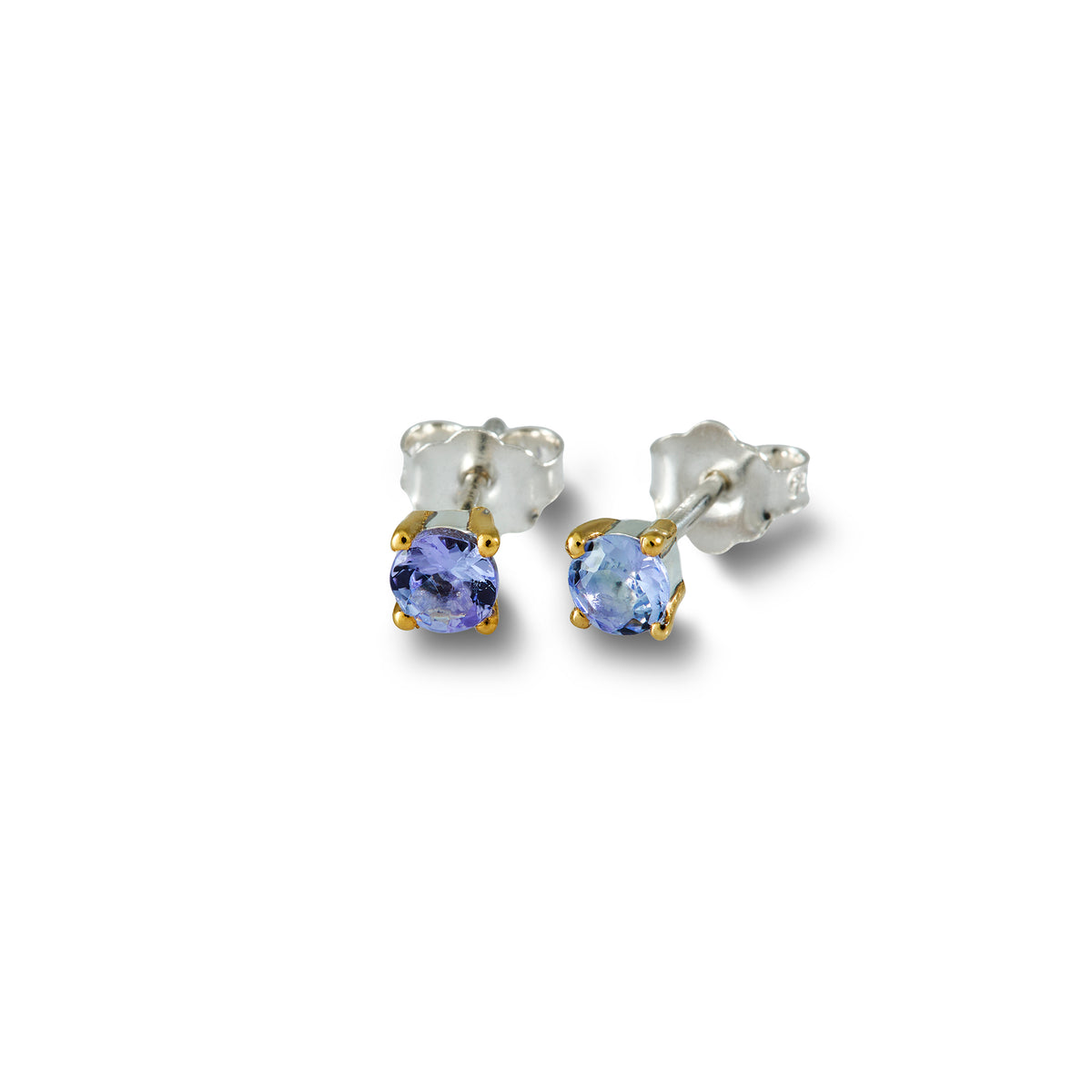 Tanzanite Stud Earrings