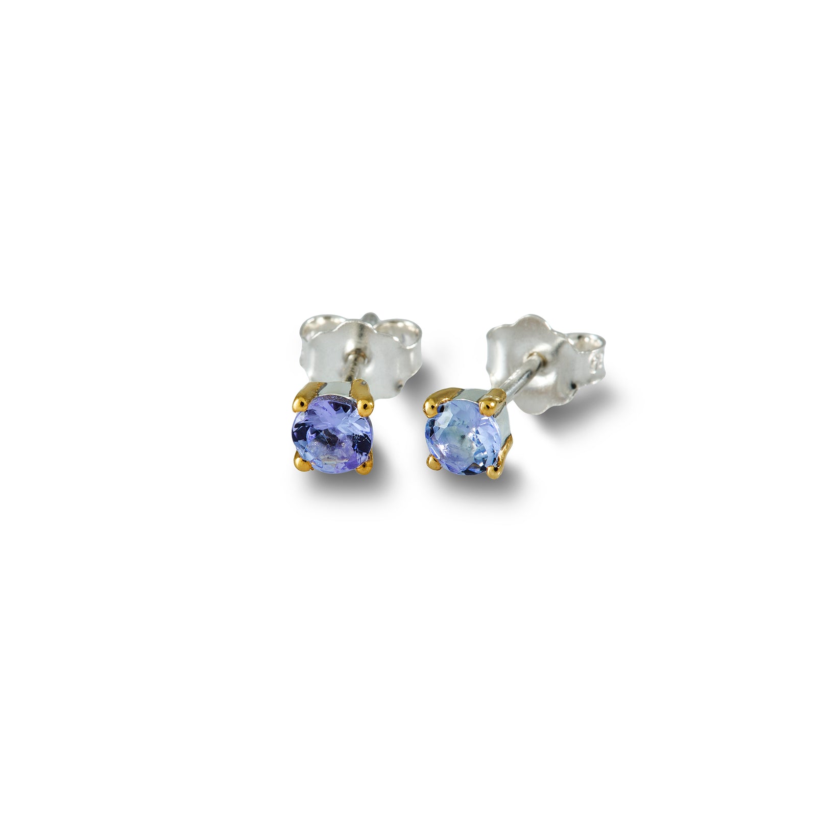 Tanzanite Stud Earrings