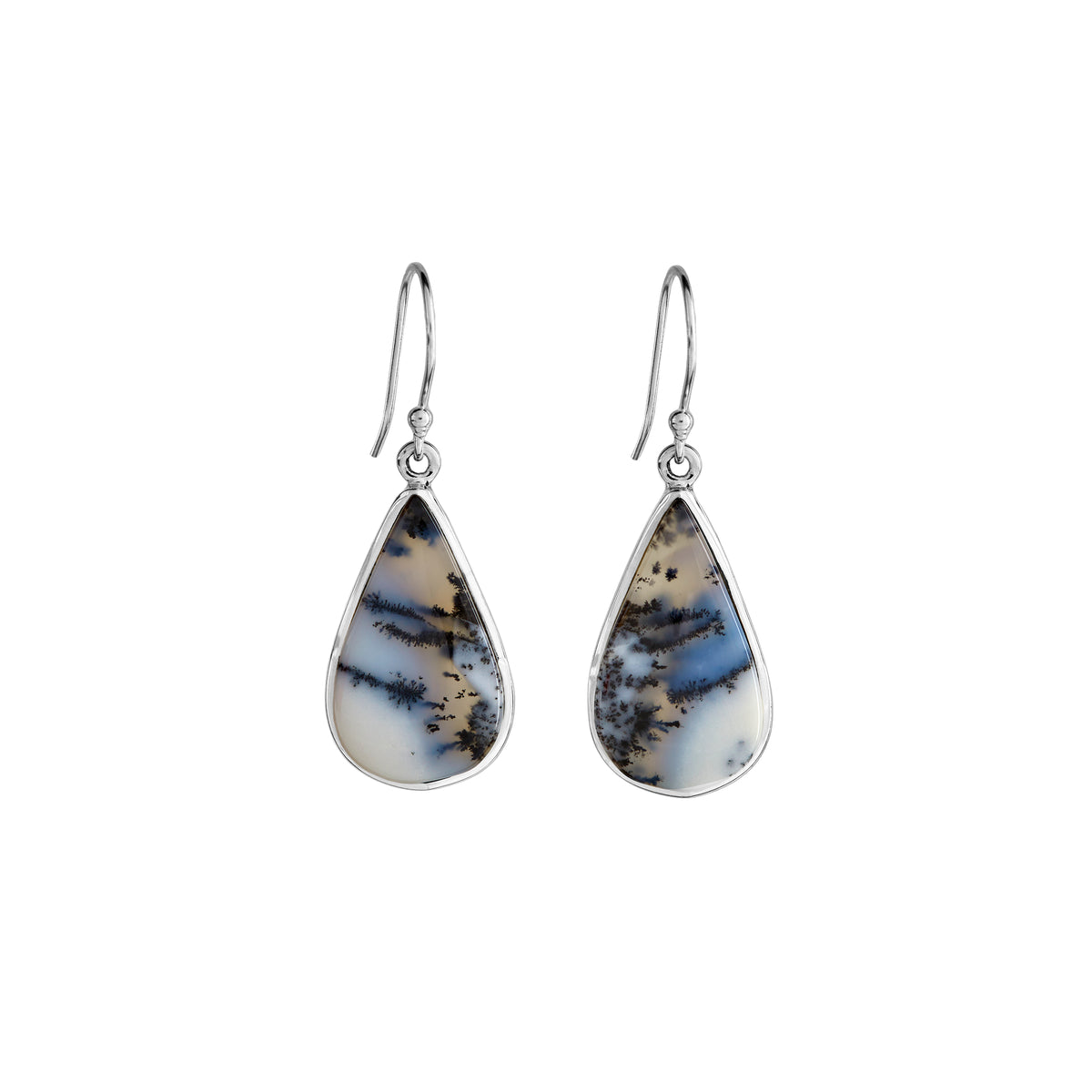Dendritic Opal Earrings