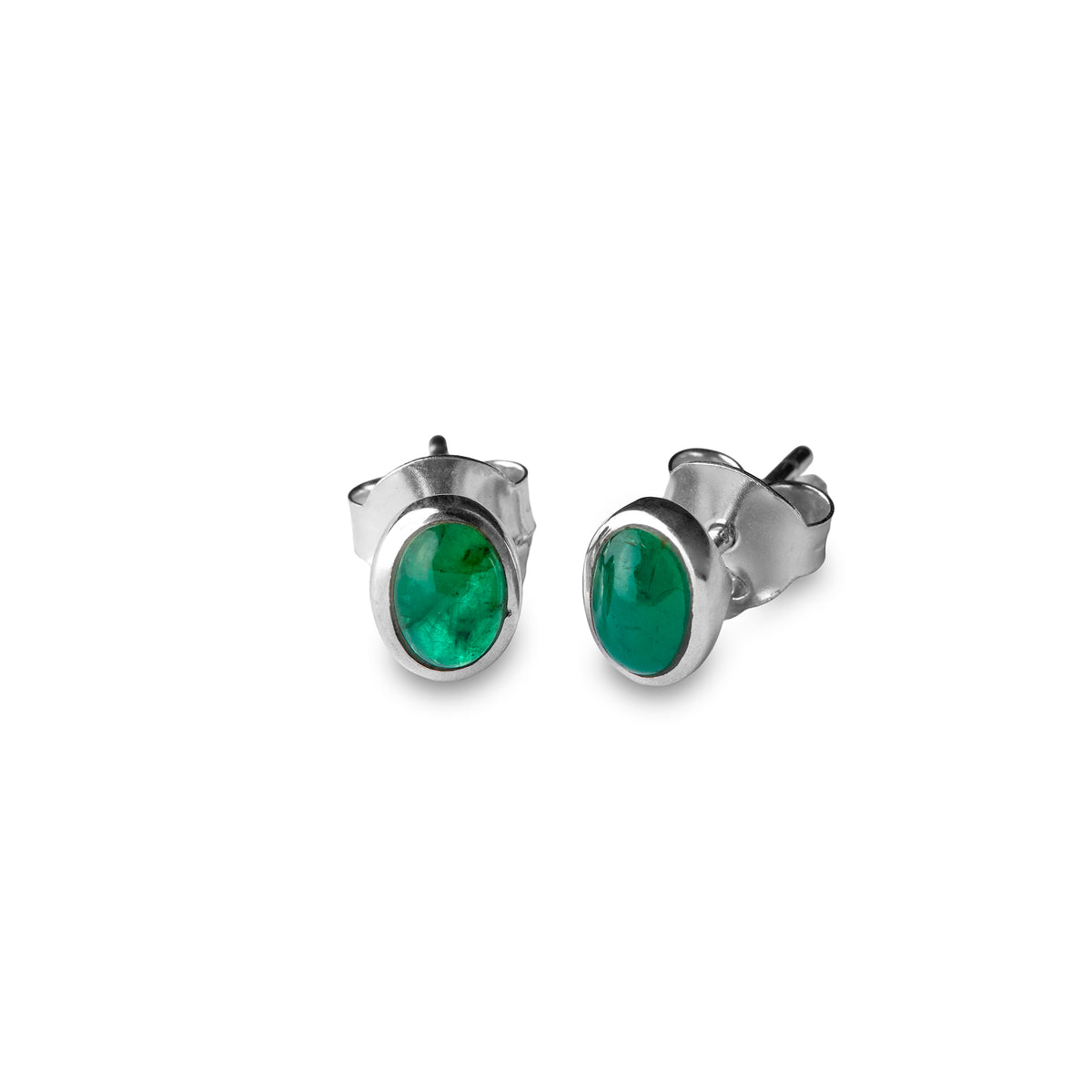 Emerald Stud Earrings