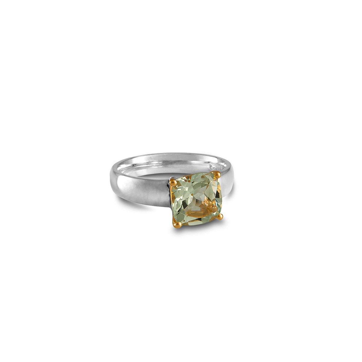 Prasiolite Ring