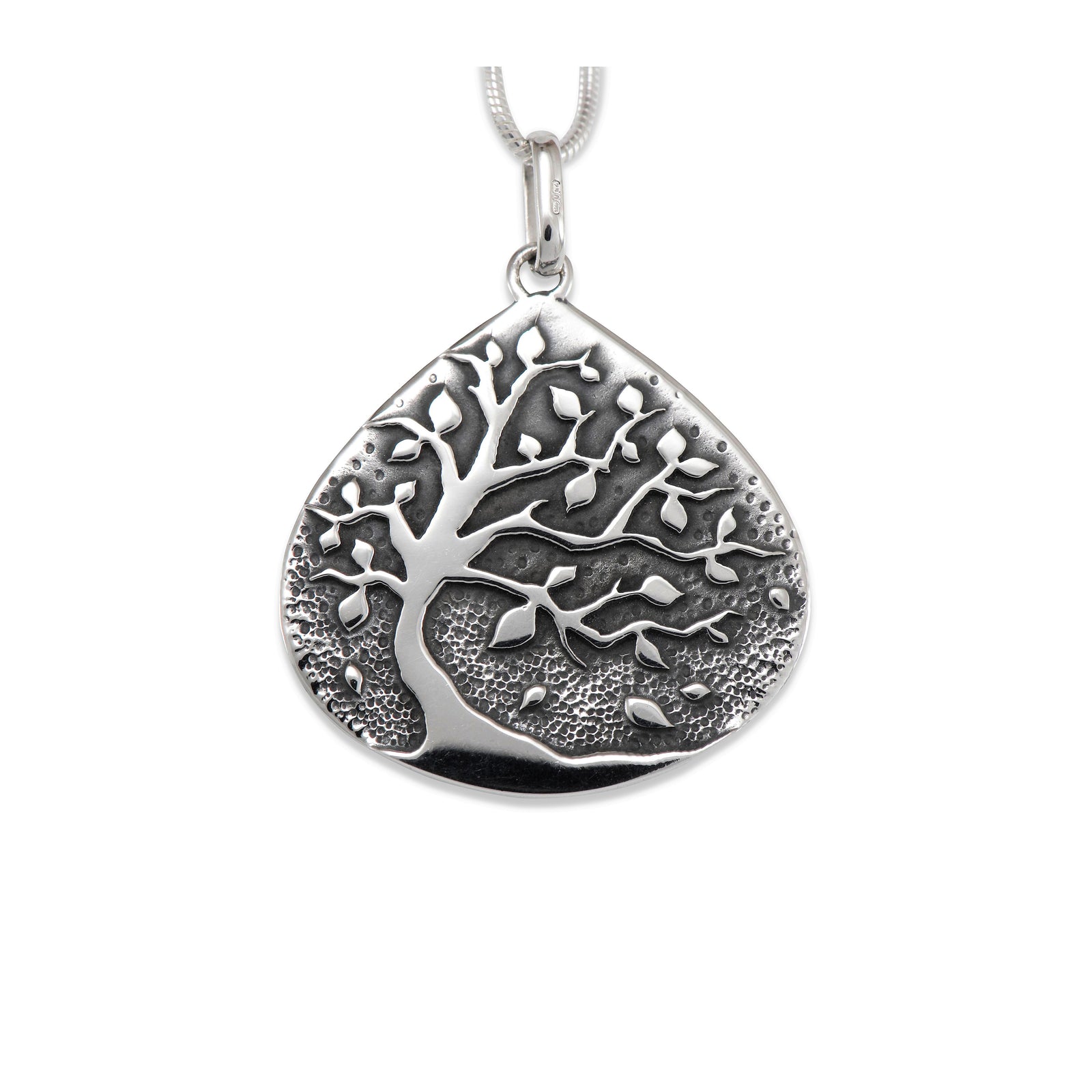 Cacao Tree' Teardrop Pendant