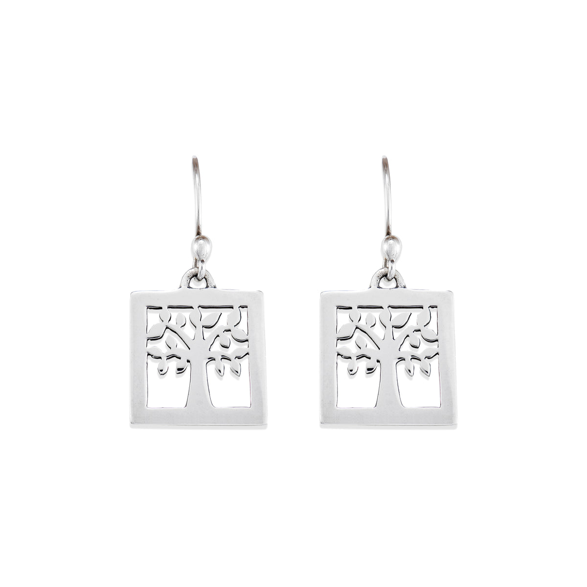 Square Tree Earrings