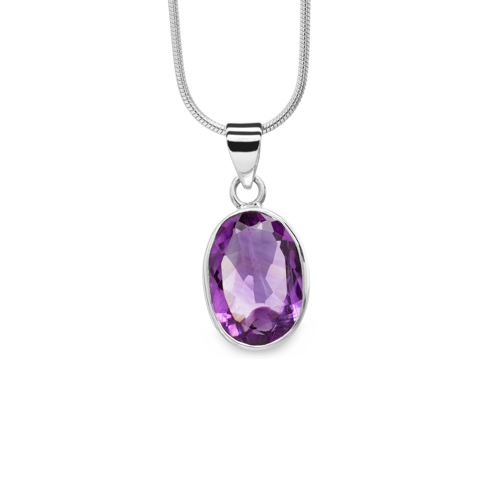 Amethyst Pendant (faceted)