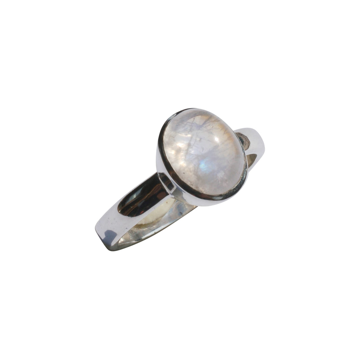 Rainbow Moonstone Ring