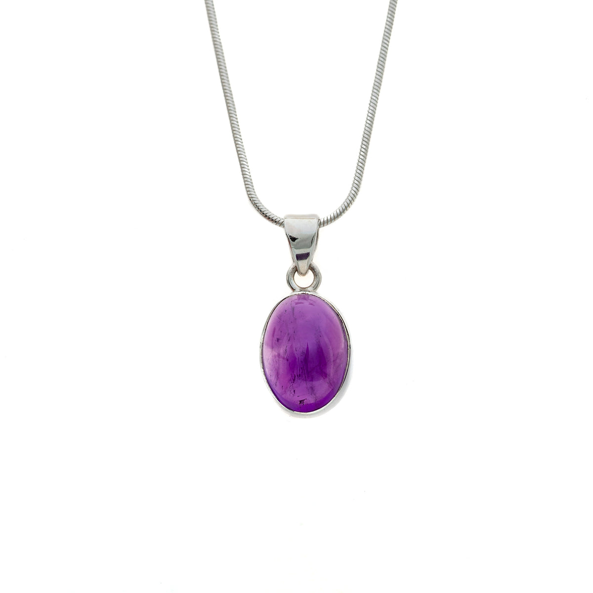 Amethyst Pendant cabochon