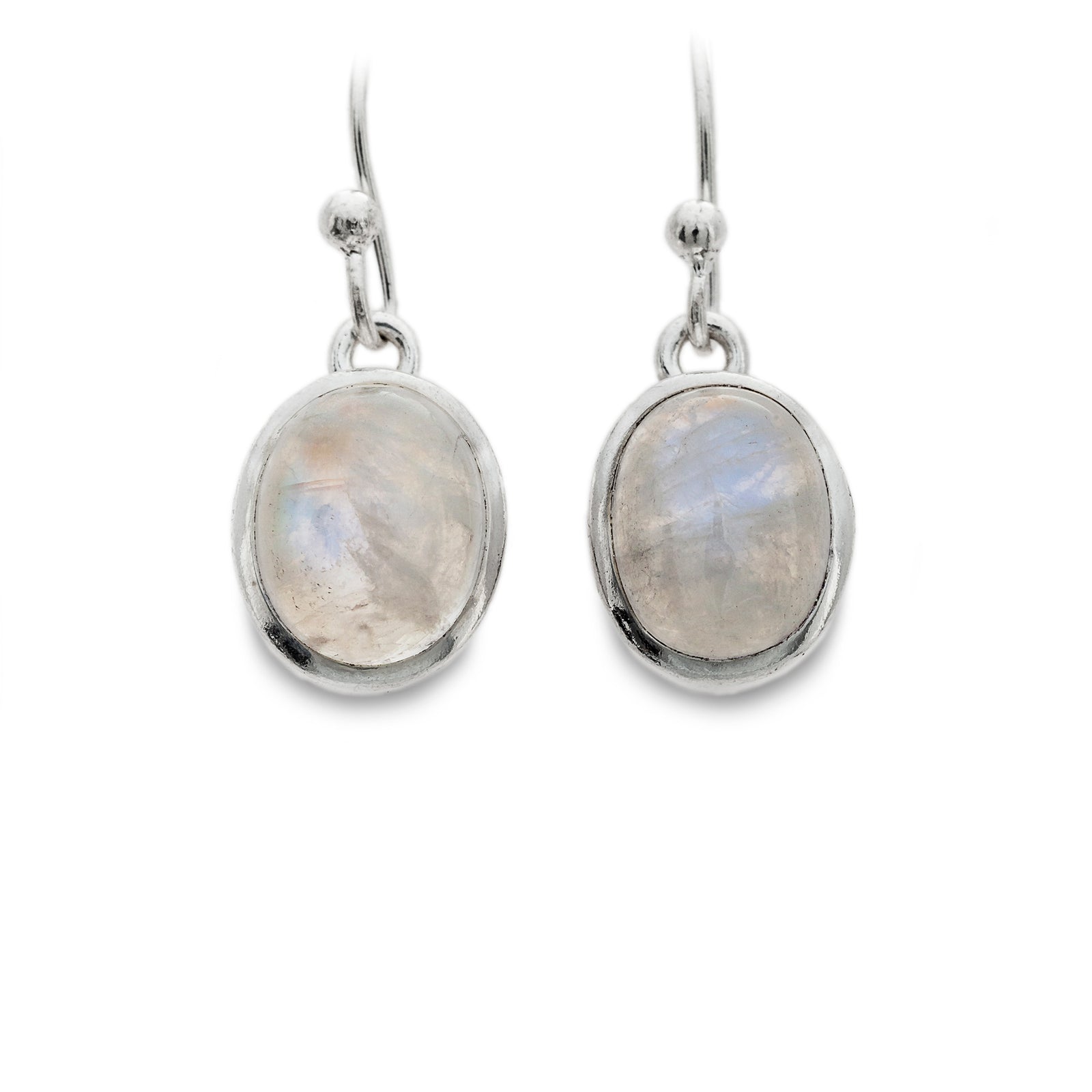 Rainbow Moonstone Earrings (small)