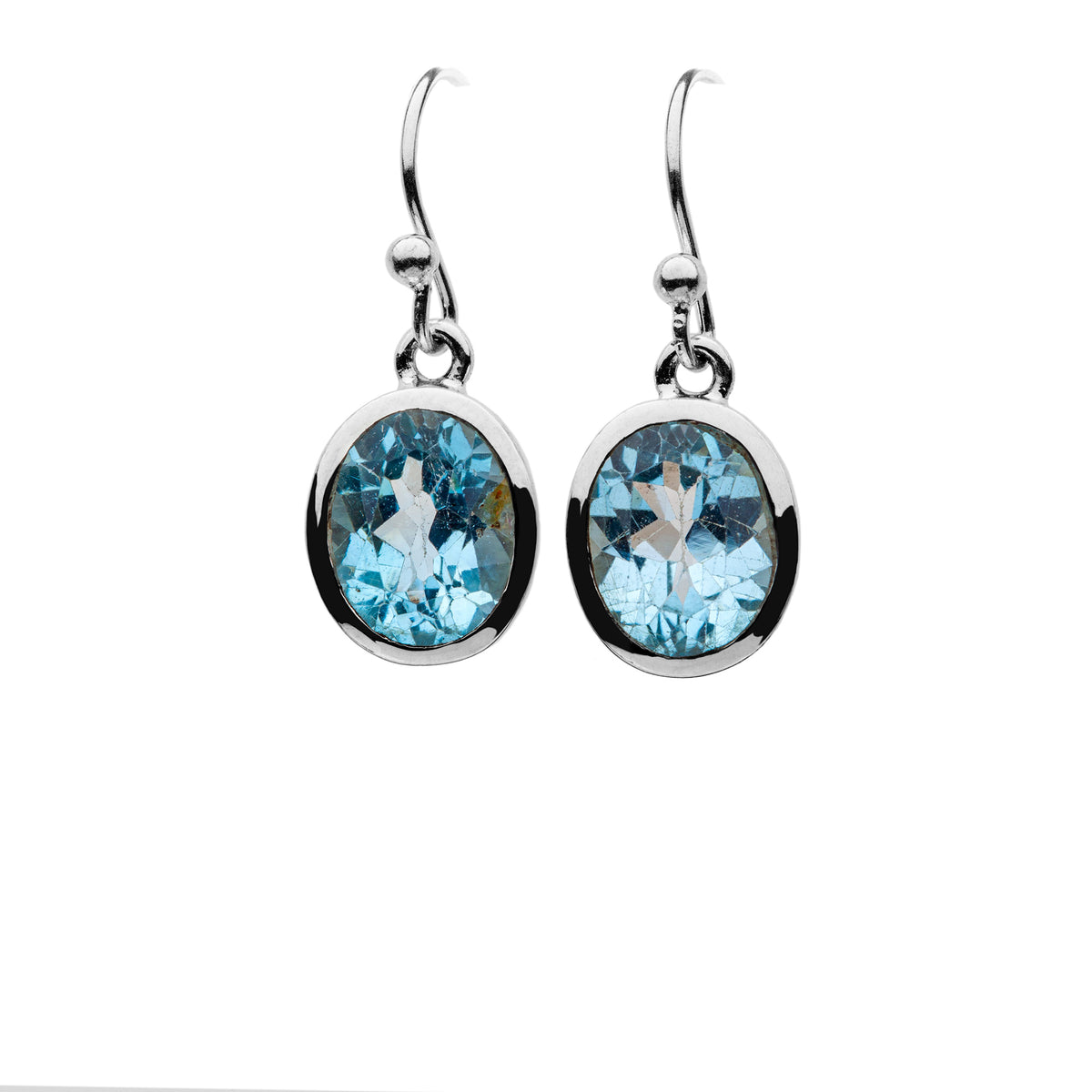Blue Topaz Earrings