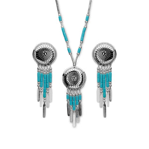 Native American 'Concho' style earrings