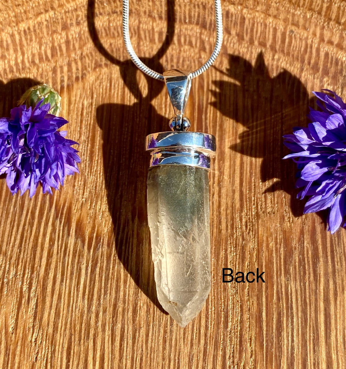 Smokey Quartz Crystal Pendant