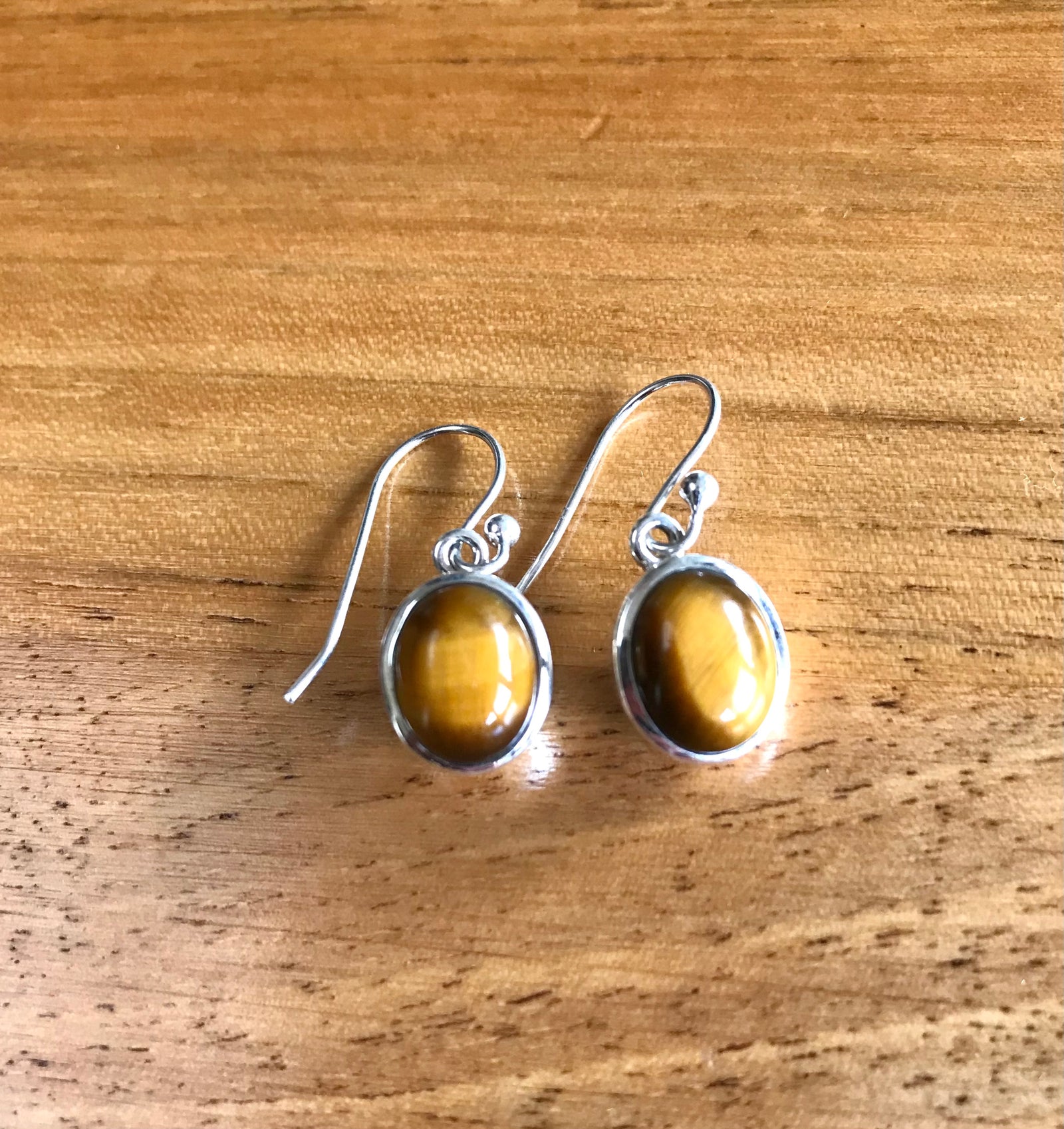Tiger’s eye earrings