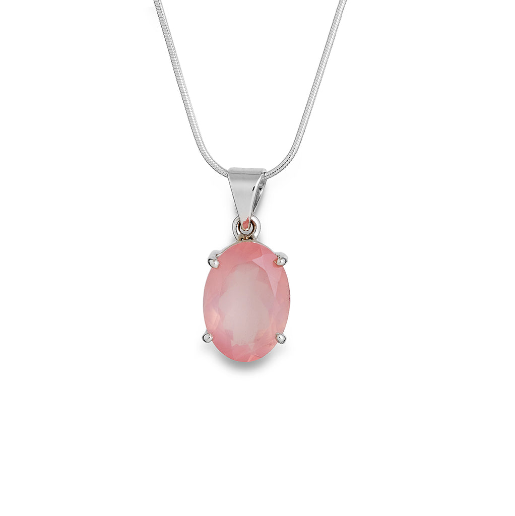 Rose quartz sales necklace jostens